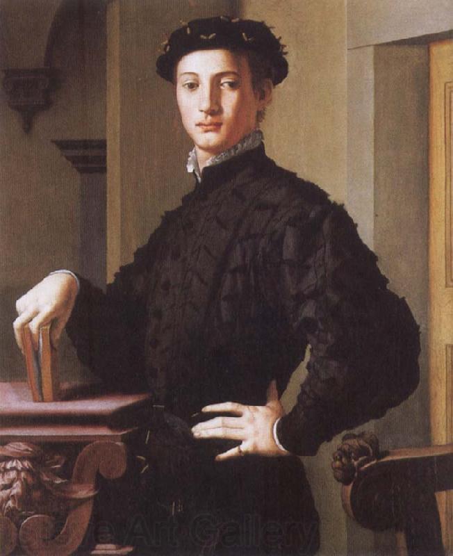 Agnolo Bronzino Portrait of a Young Man Norge oil painting art